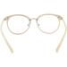ALWAYSUV Retro Vintage Round Metal Glasses for Women & Men - Clear Lens Fashion in Beige - Buy Online on GoSupps.com