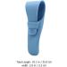 Heallily Razor Travel Case | Silicone Silver Protection Cover | 4-Piece Manual Shaving System & Toothbrush Holder for Men | Perfect for Air Travel - Buy Online on GoSupps.com