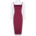 TIFENNY Women's Milk Silk Soft Sleeveless Backless Formal Dress - Wine, Medium - Buy Online on GoSupps.com
