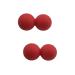 Healeved 2st massage roller Operasy massage ball Self-massage peanut Massage muscle roller silicone gag foot massage double massage peanut lacrosse peanut ball yoga fascia ball fitness