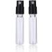 SHENGANG 2ml Atomizer Bottles - 100pcs Bayonet Type Glass Spray for Sample Perfume | Refillable Fragrance Trial Pack - Clear Color - Buy Online on GoSupps.com