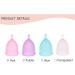 Florauspicious Reusable Menstrual Cup - 3 Pack (Large Transparent) | Eco-Friendly Female Care Solution - Buy Online on GoSupps.com