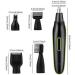 4-in-1 USB Rechargeable Nose Hair Trimmer for Men | Waterproof Ear & Eyebrow Clipper | Perfect for Travel & Family Use - Buy Online on GoSupps.com