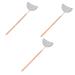 Ultechnovo 3 STK eyelash-piping mirror frame extension mirror.Large eyelash mirror for eyelash extension dental care control mirror Rustproof steel false eyelashes travel foldable ros goldx3st 15.5x5x0.5cmx3pcs