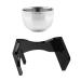 Stahad 1 Set Shaling Set Razor Harrow Razor Razor Razor Saver Razor Haster Metal Razor Sable Schleel Shaping stand and bowl of razor tool holder