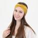 Women's Workout Yoga Twisted Headbands 6 Pack - Wide Knot Soft Hair Bands for Styling - Solid Colors - Buy Online on GoSupps.com