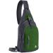 Y&R Direct 14 Colors Lightweight Sling Backpack Sling Bag Travel Hiking Small Backpack for Women Men Gifts Greencoffee