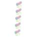 Solustrie 5 sentences double-layer glasses case actually family container for lenses travel lens kit travel accessories contact lens solution interchangeable contact holder outdoor glass