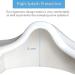 BISOO Potty Training Toilet Seat - Children WC Adapter - Baby Toilet Reducer - Safe and Comfortable - Compact and Portable - Blue Seat with Hanging Hook - Buy Online on GoSupps.com