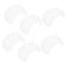 COHEALI 6pcs Bird's Nest Shaper Honeycomb Mold DIY Cubilose Molds Triangle Cubilose Shaping Mold Non Stick White 9X6X4.5CM