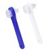 Beaupretty 4 pieces double head toothbrush prostheses cleaning brush artificial teeth artificial teeth double -sided toothbrush prosthesis brush