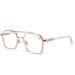 Zhuyiqz Classic Aviator anti-blue light reading glasses glare-free computer reading glasses cute flat bright mirror women/men (color: rose size: +0.00) +0.00 rose