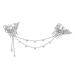 Ipetboom Wedding Bridal Hair Comb Wedding Hair Clip Heart Hair Clip Hair Accessories for Kids Bride Hair Clip Kids Hair Accessories Hair Pin Decorations Mosaic Child Heart-shaped