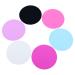 Lurrose mixing palette 6 pieces nail color mix pallet nail polish mixing plates mix pigment plate polish holder drawing nail art painting manicure tool filler tool spatula tools