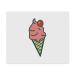 Azeeda LC00021366 Ice Cream Cone Colorful Summer Time Microfiber Lens Cleaning Cloths Pack of 2