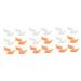 Hemoton 36 pcs Little Splitter Curly Gel Curls Gel Thumb Protector Little Separators Sleeves Silicone Bunion Guard Pinky Foot Adjuster White White Color of Skinx3pcs 6x2x0.6cmx3pcs