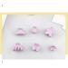 Small Hair Clips Mini Flower Hair Claw Clips Tiny Claw Clips Creamy Mini Shark Clips Hair Accessories for Women Girls Purple 6pcs 6pcs purple - Buy Online on GoSupps.com