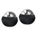 Frcolor 2st massage ball made of stainless steel manual massage ball Massage clerk relaxing stainless steel balls portable massage lounger foot massager removable massage ball ice rollerball face