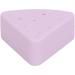 Triangular Powder Storage Box Puff Holder Easy to Clean Convenient Double-sided Air Vent Smooth-closing Silicone Portable for Home Travel (Light Purple) - Buy Online on GoSupps.com
