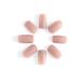 Shop Bohend Matt Long Oval False Nail Tips - Pink Press On Nails for Daily Wear & Parties | Perfect for Women & Girls - Buy Online on GoSupps.com