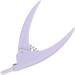 Nail Tip Clipper Acrylic Nail Clipper Ergonomic DIY for Novice for Nail Salon (Purple) - Buy Online on GoSupps.com