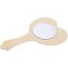 Buy Baosity Children's Birthday Princess Mirror Set - DIY Heart-Shaped Wooden Hand Mirrors for Party Decoration | 10 Pieces - Buy Online on GoSupps.com