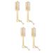 FRCOLOR 4 Pieces Pedicure Tools Foot File Foot Rubbing Foot Pumice Stone Mini Foot Foot Scrubber Double Sided Foot Pumice Stone for Feet Foot Remover Elbow Brush Core Fruit Body Wood Corn