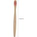 Psytfei Bamboo Toothbrush - Soft Nylon Bristles for Adults & Kids | Eco-Friendly Wooden Toothbrushes in 6 Colors (Red) - Buy Online on GoSupps.com