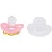 Bling Baby Pacifier - Heart Shaped Rhinestone Silicone Pacifier (Pink) | 6-18 Months - Buy Online on GoSupps.com