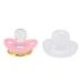 Personalized Heart-Shaped Baby Schnuller - Shiny Pink Glitter Crystal Pacifier for Girls | Luxurious Newborn Gift - Buy Online on GoSupps.com