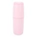 YWBL-WH Portable Design Hygienic and Long Lasting Versatile Use Toothbrush Case for Stylish Look () Pink