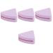 FRCOLOR 4pcs Silicone Beauty Powder Puff Storage Tool Makeup Puff Holder Cosmetic Sponge Storage Holder Triangular Powder Puff Case Makeup Sponge Holder Breathable