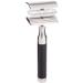 M HLE Rocca Traditional Safety Razor - Closed Comb Black Stainless Steel Handle for Precision Shaving - Buy Online on GoSupps.com