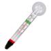 Mundopet Floating Thermometer with Suction Cup for Aquarium Fish Tank