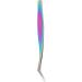 Colorful Stainless Steel Eyelash Tweezers for Perfect Extensions - Long Sloping Design for Home Use - Buy Online on GoSupps.com