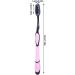 Manual Charcoal Toothbrush - Ergonomic Soft Bristle Tooth Brush for Travel | 1 Pc 19cm Random Color - Buy Online on GoSupps.com