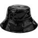 XYIYI Women Rain Hats Waterproof Rain Hat Wide Brim Bucket Hat Rain Cap Blackblack