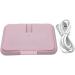 1pc Portable Baby Wipes Warmer Napkin Warmer Box Paper Warmer USB Charging Wet Wipes Dispenser for (Pink).