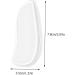 NOLITOY 4 Pairs Flatfoot Insoles - Heel Pad & Supination/Pronation Correction | Soft Gel Transparent Orthotic Inserts for Unusual Shoes - 7.8x3.5cm - Buy Online on GoSupps.com