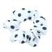 7 Pack Polka Dots Silk Hair Scrunchies - Long Hair Elastic Bands for Girls and Women - Buy Online on GoSupps.com