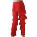 Whitewed Long Fringe Tassel Latin Salsa Ballroom Dance Pants Trousers Clothes 12-14 Red