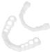 WTTFC 2 couples false teeth veneers prostheses fake teeth top below Temporary teeth false temporary denture for women men