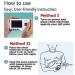 Heal Force Prince 180B Portable ECG Monitor Continuous Measuring With 3-Lead ECG Cable and Electrodes - Buy Online on GoSupps.com