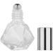 Upstore 6 Pack 8ml Glass Roll-On Bottles with Stainless Steel Roller Balls - Polygonal Cosmetic Containers for Essential Oils Perfumes & Aromatherapy (Silver Cap) - Buy Online on GoSupps.com
