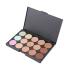 BOOLAVARD 15 Color Concealer Palette - Professional Camouflage & Contour Makeup with Oval Brush | Best Eye & Face Cream for Flawless Skin - Buy Online on GoSupps.com