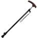 Canes Durable Elderly Crutch Carbon 220G Ultralight Chicken Wing Wood Adjustable Telescopic Rod Solid Wood Nonslip Old Walking Stick/Withstand Weight 70KG