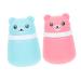 BELLIFFY 2pcs Powder Puff Box Body Powder Puff Holder Body Powder Puff Box Body Powder Dispenser Kids Kickstand Makeup Powder Puff Baby Bath Support Baby Powder Puff with Box Sponge Newborn