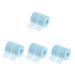 FRCOLOR 8 Rolls Silicone Gel Band Invisible Tape Adhesive Fabric Tape Blue Mascara Lash Supplies Adhesive Eyelash Tape Eye Gel Tools Eyelash Extension Tapes Patch Non-Woven Fabric Pipeline 2.8x2.8x2.7cmx4pcs Sky-bluex4pcs