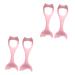 Didiseaon 4 Pcs Mascara Brush Makeup Eyeshadow Makeup Eyeliner Miss Pink Multifunction Sample