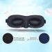 Adjustable 3D Contoured Eye Mask for Sleeping | Light Block, Shift Work, Naps | Night Blindfold Eyeshade for Men and Women | Soft, Full Night's Sleep | Any Color Pink - Buy Online on GoSupps.com